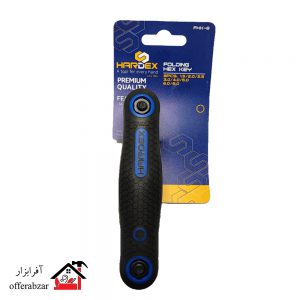 پک آچار آلن چاقویی هاردکس مدل FHK-8 کیفیت S2 تعداد 8 عددی