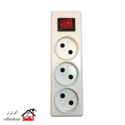 سه راهی بدون سیم بدون ارت کلیددار تیراژه