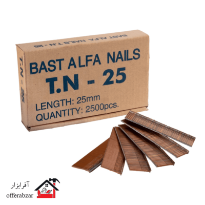 میخ تی ان TN25 آلفا بسته 2500 عددی